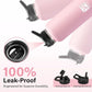 Insulated Water Bottle | Thickened Stainless Steel Vacuum Metal | Portable Sports Water Jug for Gym and Hiking with Straw, Carrier Bag, Handle Strap | BPA-Free 32 oz, Pink