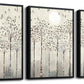 Black Framed Wall Art for Living Room Bedroom Wall Decor office Wall Decorations trees and birds Abstract Wall Paintings Sunrise and sunset Wall Pictures Artworks Modern 3 Piece Framed Prints Art