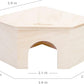 Niteangel Birch Chamber-Maze Hamster Hideout - Small Pets Woodland House Habitats Decor for Hamster Mice Gerbils Mouse