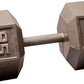 Body-Solid Cast Iron Hexagon Dumbbell, Hand Weights For Men and Women, Weight Dumbbells for Strength Training, Body Building Home Gym Training Gear