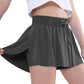 EXARUS Girls Butterfly Shorts Flowy Dance Skirt Cheer Skorts Athletic Tween Clothes Teen Preppy Outfits Flutter Kids