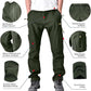 Toomett Men's hiking Snow Pants Skiing Winter Insulated Fleece lined Outdoor Water Repellent camping,walking,fishing