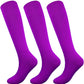 Fitliva Knee High Long Sports Socks Unisex Multicolor 3/6/12 Pairs