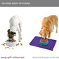 Waterproof Pet Feeding Mat with High Raised Edges, Heavier and Thicker Placemats for Cat Dog Water Bowl with BPA Free, Dogs Cats Food Mats for Messy Drinkers to Prevent Spill and Protect Floors
