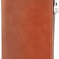Genuine Leather Travel Passport Wallet, Slim RFID Blocking Holder for Secure Travel and Document Organization (Brown)