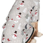 Christmas Gray Snowman Hoodie,Christmas Cosplay Dog Clothes with Pocket and Hat Winter Clothes Sweaters Medium