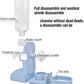 HERCOCCI PET Feeder and Water Bottle Set, Large Blue (500ml), Durable Hay Food Bin Feeder, Food Bowl, Gravity-Fed Water Dispenser for Rabbit, Guinea Pig, Chinchilla