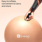KEEP Pilates Small Exercise Ball Anti-Burst - Thickened Yoga Ball With Pump for Physical Therapy, Fitness, Workout, and Core Strength