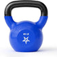 Yes4All 5-100 LB Kettlebells Vinyl Coated Cast Iron for Dumbbell Weights Exercises, Gym, Fitness, Full Body Workout Equipment Push up, Grip and Strength Training