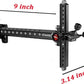 Archery Recurve Bow Sight, SOOHUPET Accessories T Shape Archery Shooting Target Sight Adjustable Bowsight with Optical Fiber Pin Sight for Target Practice