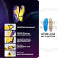VALSOLE Heavy Duty Support Pain Relief Orthotics - 220+ lbs Plantar Fasciitis High Arch Support Insoles for Men Women, Flat Feet Orthotic Insert, Work Boot Shoe Insole, Absorb Shock with Every Step