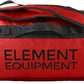 Element Equipment Trailhead Duffel Bag Shoulder Straps Waterproof Red Medium