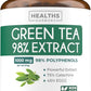 EGCG Green Tea Extract Capsules - Super High Potency Green Tea Pills Antioxidant Rich Formula Packed with Polyphenols Catechins & EGCG - 500mg Per Capsule - Non-GMO & Made in the USA (Trial Size)