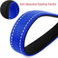 PLUTUS PET Short Dog Leash, Reflective Nylon Padded Handle, Strong Traffic Leash with Carabiner Clip, Perfect for Large or Medium Dogs (10”，Royal Blue)