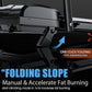 340lb Capacity Walking Pad Treadmill with 12% Incline, Big LED Display Under Desk Treadmill Support Full Manual/3-Preset Countdown/App Mode, Portable Treadmills for Small Spaces