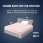 yescool Weighted Blanket for Adults (17 lbs, 48" x 72",Pink Grey) Cooling Heavy Blanket for Sleeping Perfect for 160-180 lbs, Twin Size Breathable Blanket with Premium Glass Bead, Machine Washable