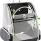 Texsens Innovative Traveler Bubble Backpack Pet Carriers for Cats and Dogs (Black)