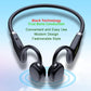 IHAO True Bone Conduction Headphones Open Ear Headset Able to be a MP3 Player with Micro Disk Stereo Bluetooth Earphone for Driving Bicycling Running Skiing