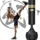 Dripex Freestanding Punching Bag, Heavy Boxing Bag with Stand for Adult Youth - Men Standing Boxing Punch Bag for Home Gym Workout