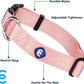 Blueberry Pet X-Small Dog Collar | Girl Dog Collars | Female Dog Collar XS | Quick Release Dog Collar | Baby Pink Nylon Dog Collar for Girl, Collar for Small Dogs