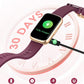 Health Fitness Tracker for Women Men: Fitness Smart Watch for Woman with 24H Heart Rate Monitor Blood Oxygen Sleep Tracker Calorie Step 5ATM Waterproof Activity Trackers for iPhone Android - Burgundy