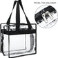 FlowFly Insulated Lunch Cooler Bag - Tote Bag Organizer for Women/Men, Clear#Black