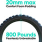 FitBeast Back Roller, Back Wheel Foam Roller - Targeted Muscle Roller for Deep Tissue Massage, Back Stretcher
