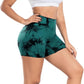 CHRLEISURE Women's 4 Packs Workout Gym Shorts, High Waisted Butt Lifting Scrunch Butt Seamless Booty Shorts