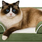 Comfort Expression Small Dog Beds Waterproof Cat Beds Orthopedic Foam Sofa Beds for Small Dogs Comfy Pet Bed with Washable Removable Cover & Non-Slip Bottom(XX-Small,Light Green)