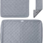 Paw Inspired Fitted Fleece Cage Liner Set for Ferret Nation, Critter Nation Single Unit (Bottom Pan Liner, Ramp Cover, Shelf Liner) for Ferrets, Rats, Chinchillas, Hedgehogs, Small Animals (Gray)