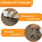 KVK Dog Water Mat 39.4×29.5in - Silicone Dog Mats for Food and Water Extra Large - Pet Food Mat for Floors Waterproof - Pet Feeding Mats Prevent Water Food Spills - Taupe