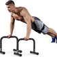 RELIFE REBUILD YOUR LIFE Dip Station Functional Heavy Duty Dip Stands Fitness Workout Dip bar Station Stabilizer Parallette Push Up Stand