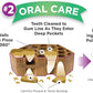 Dog Dental Treats – Vet VOHC Approved – Delicious Chicken Protein – Removes Tartar with Cleaning Comb Shape – Dental Dog Treats for Small Dogs (12oz, 21 Count)