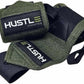 Hustle Athletics Wrist Wraps for Weightlifting – Max Wrist Support for Safe & Heavy Lifts, USPA Approved 18" & 12" Lengths, Thumb Loop Gym Straps for Powerlifting & Weight Lifting for Men and Women