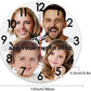 Generic Custom Wall Clock Personalized Picture Hanging Time Clocks Customize Gifts for Kitchen Bathroom Home Wedding Friend Family Lover, 12x12Inch