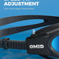 OMID Swim Goggles, P2 Polarized Swimming Goggles for Men Anti-fog Goggles Swimming for Adult Women