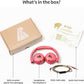 POGS Kids Wired Headphones | The Elephant 2 | Adjustable, Durable Headphones for Kids 3+ | Limited to 85 dB, Microphone | On-Ear | Music-Sharing Function Safe 3.5mm Audio Cable (3.2ft) (rPink)