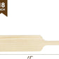 BATTIFE 2Pack 18 Inch Greek Fraternity Paddle, Unfinished Pine Wood Paddle, Solid Wooden SororityPaddle, Frat Paddle