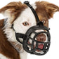 BASKERVILLE ULTRA MUZZLE - Patented Humane Design, Breathable, Dog can Pant and Drink, Adjustable, Padded, Training Muzzle for Medium-sized Dogs, Prevents Biting, Wildlife Scavenging (Size 3, Black)