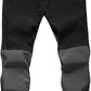 Men's Hiking Snow Ski Pants Softshell Fleece Lined Winter Water Repellent Outdoor Fishing Cargo Pants