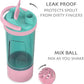 Artoid Mode Inspirational Fitness Workout Sports Protein Shaker Bottle 24-Ounce, Dual Mixing Technology with Shaker Balls & Mixing Grids Included, Twist and Lock Protein Box Storage Included