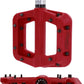 FOOKER MTB Pedals Mountain Bike Pedals 3 Bearing Non-Slip Lightweight Nylon Fiber Bicycle Platform Pedals for BMX MTB 9/16"
