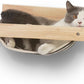FUKUMARU Hammock Wall Mounted Cat Beds and Perches, Wooden Kitten Walls Furniture, Stable Cats Shelves for Sleeping, Playing, Climbing, and Lounging, Black Stripe