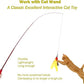 11PCS Cat Feather Toys Refills, 10PCS Feathers and 1PC String, Interactive Cat Wand Toy Replacement for Bored Indoor Adult Cats & Kittens
