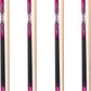 GSE Games & Sports Expert 58" 2-Piece Canadian Maple Hardwood Billiard Pool Cue Sticks for Men/Women, House or Commercial/Bar Use (Several Colors, Weight 18oz, 19oz, 20oz, 21oz Available)