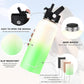 Water Bottle Insulated 32oz 40oz 64oz 128oz Straw Lid Spout Lid & 3 Lids, Leak Proof, Vacuum Insulated,Stainless Steel Water Bottle Wide Mouth for Sports, Gym or Office