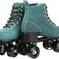 Roller Skates for Women and Men Cowhide High-Top Shoes Classic Double-Row Roller Skate Four-Wheel Roller Skates for Men Girls Unisex Christmas