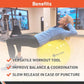 Body Sport Exercise Ball with Pump for Home, Gym, Balance, Stability, Pilates, Core Strength, Stretching, Yoga, Fitness Facilities, Desk Chairs