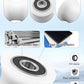 Total Trainer Rollers Wheels Set of 4 Fit for Models DLX DLX II DLX III Adv DLX Pilates Pilates Pro 2500 3000 4000 570 2000, White