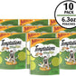 Temptations MixUps Catnip Fever Flavor Crunchy and Soft Cat Treats, 6.3 oz. Pouch (Pack of 10)